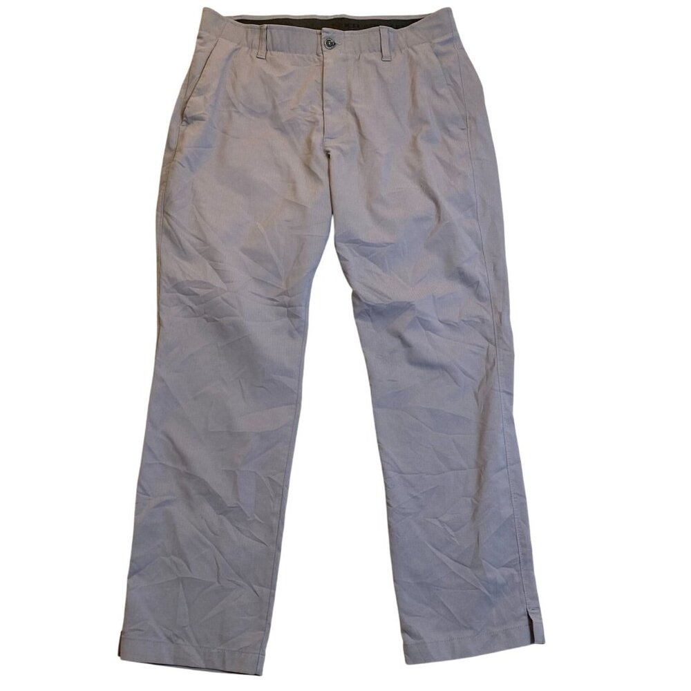 Under Armour Mens Pants 36x30 Relaxed Fit Gray Lightweight